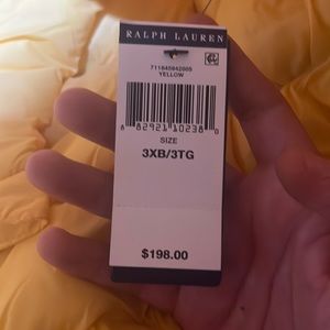 Brand new selling because it’s way to big,came directly from the polo store